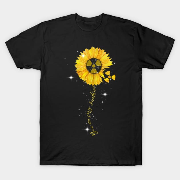 Radiologist Sunflower Hippie Gift For Rad Tech Lover T-Shirt by ValentinkapngTee